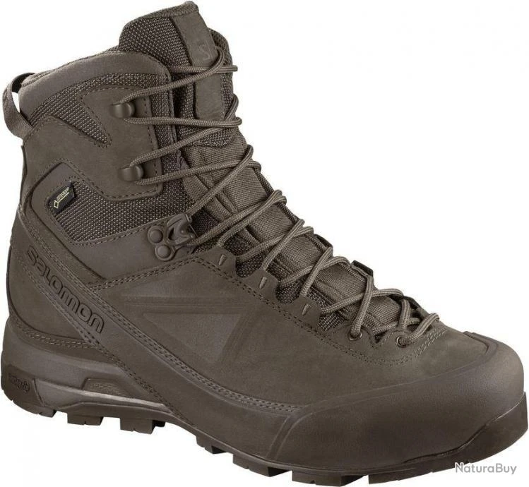 CHAUSSURES SALOMON X ALP MTN GTX FORCES - MARRON 1 CHAUSSURES SALOMON X ALP MTN GTX FORCES - MARRON