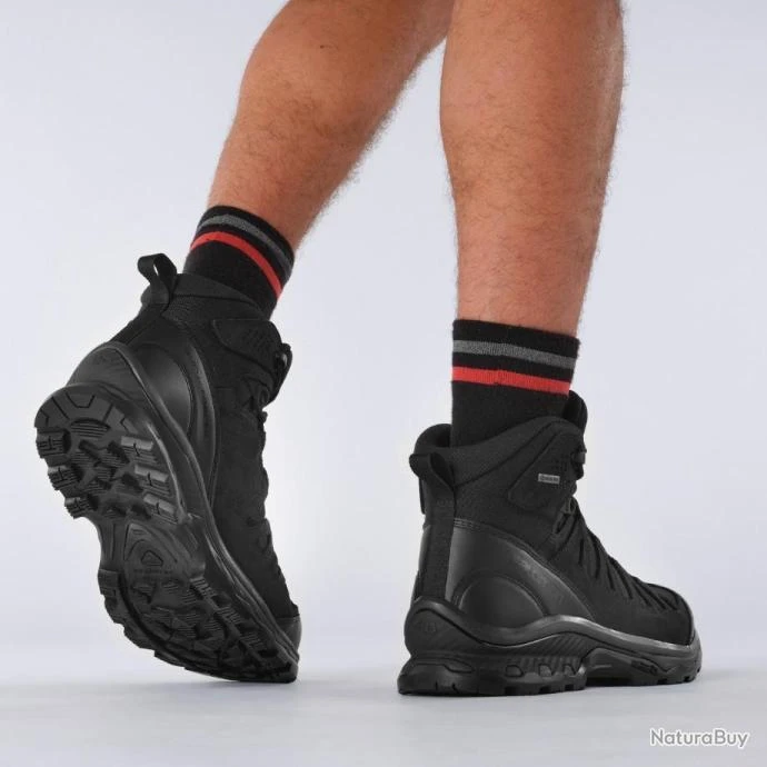 CHAUSSURES SALOMON QUEST PRIME FORCES GTX (GoreTex) NORMÉE - Noire 5 CHAUSSURES SALOMON QUEST PRIME FORCES GTX (GoreTex) NORMÉE - Noire – Image 5